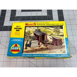 AHM Minikits 5877 Maintenance Group HO Scale Trackside Construction Kit Vintage